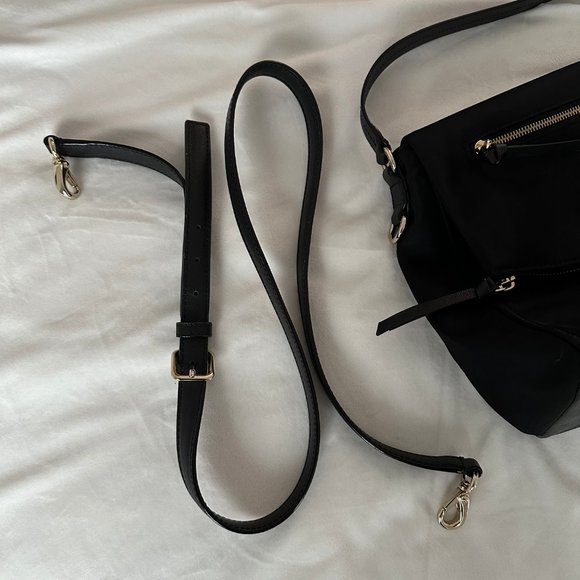 Kate Spade Mini Monks Black Nylon Messenger Bag with Strap - Picture 7 of 8